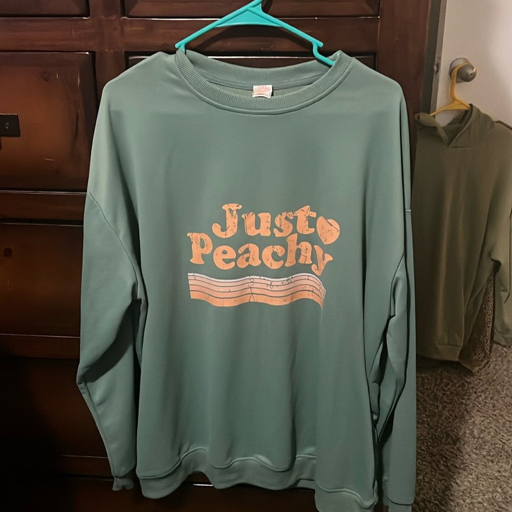 Just peachy sweater